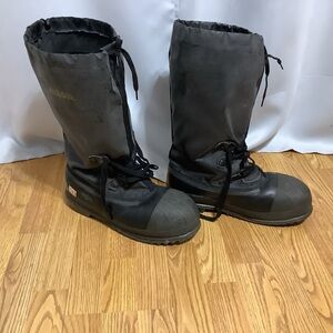 Action Neoprene Work Boots Men's Size 12 Black CSA Steel Toe